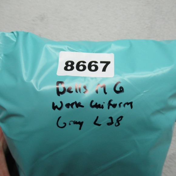 Bells Work Shirt Mens 2X Red Kap Gray Pockets Short Sleeve Button Up Uniform - Picture 13 of 13